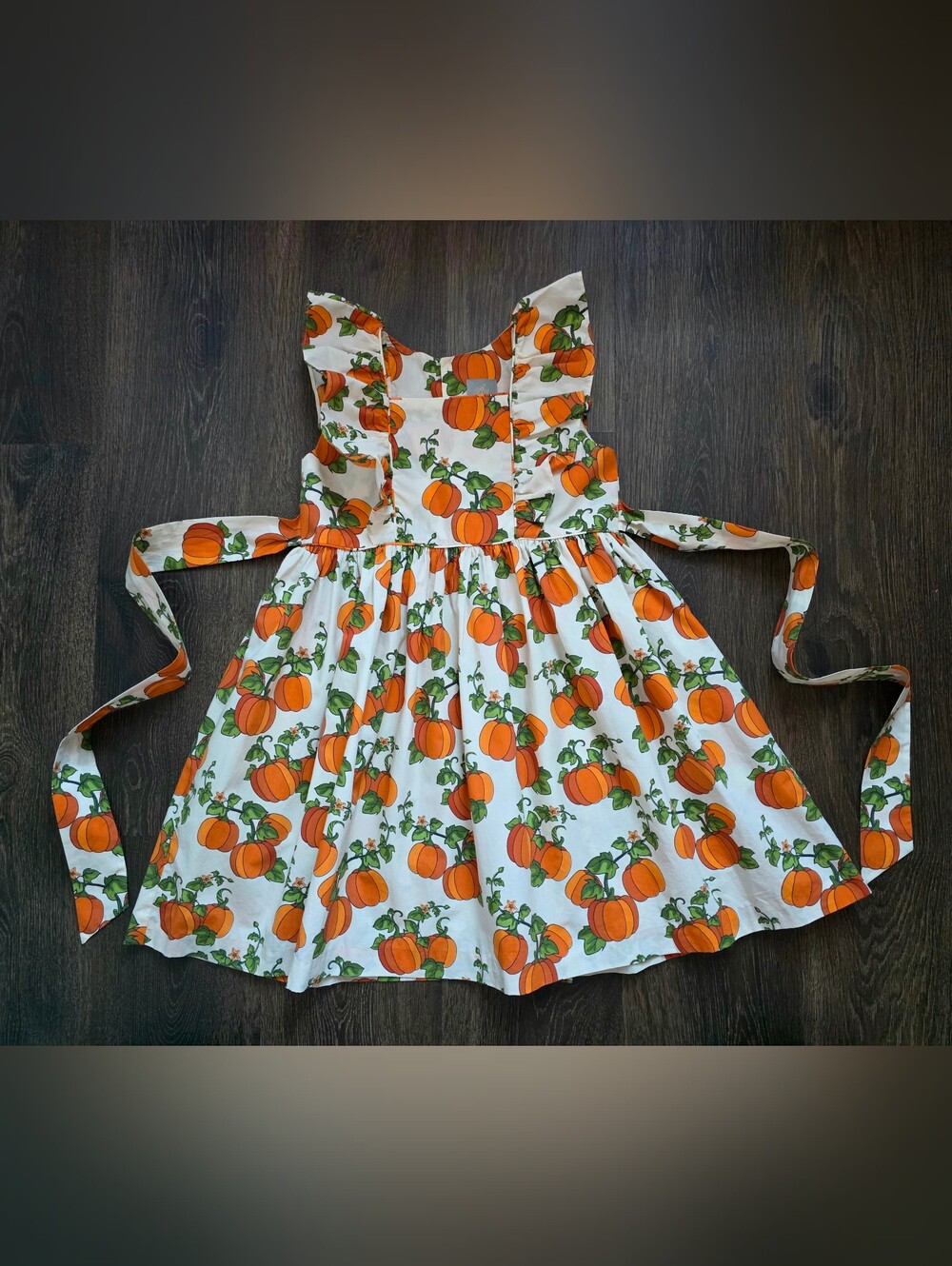 Eleanor Rose Adalyn pumpkin Fall dress